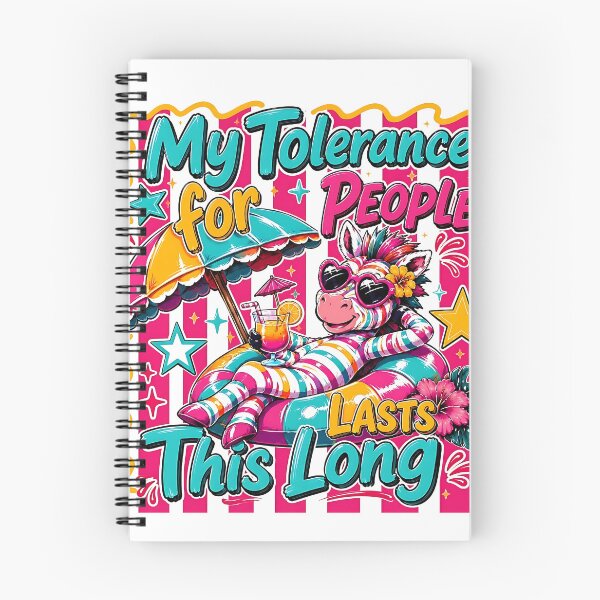 Item preview, My Tolerance For People Sarcastic Zebra designed and sold by TrendHub-365.