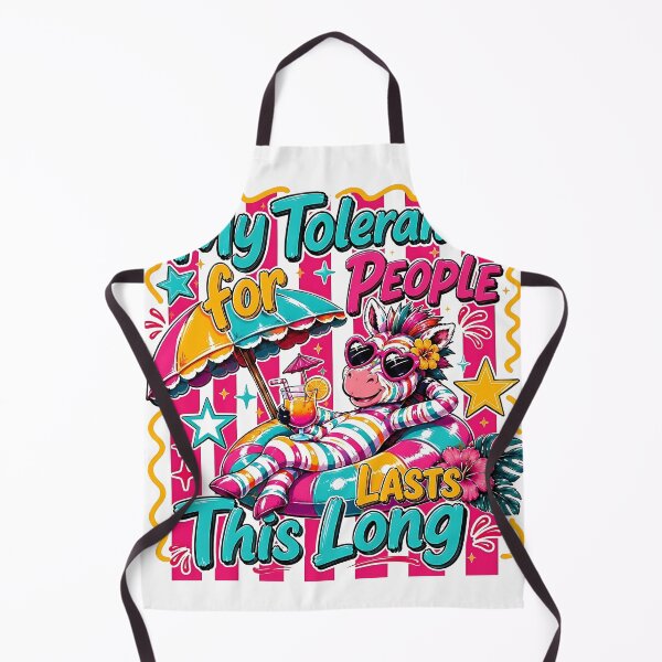 Item preview, My Tolerance For People Sarcastic Zebra designed and sold by TrendHub-365.