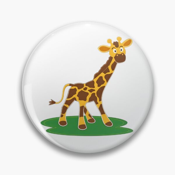 Item preview, Cute Giraffe Cartoon – Playful Jungle Animal Art designed and sold by ROARSOME DESiGNS.