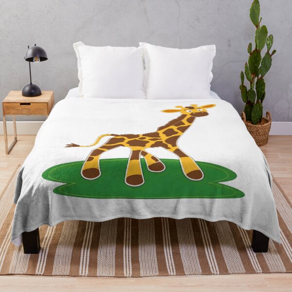 Item preview, Cute Giraffe Cartoon – Playful Jungle Animal Art designed and sold by ROARSOME DESiGNS.