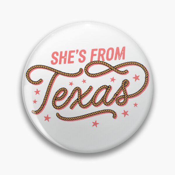 Item preview, She's From Texas Western Cowgirl Typography | Cute Southern Country Rodeo Design designed and sold by Snifferius.