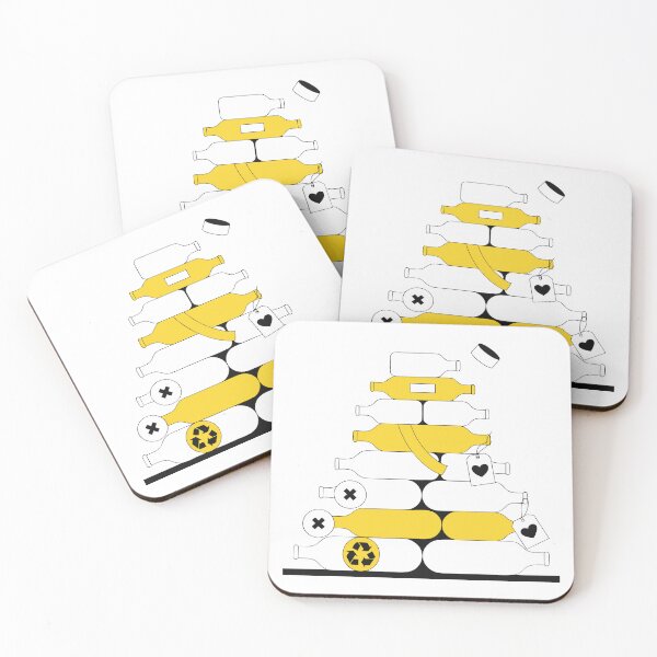 Item preview, Eco-Friendly Winter Scene with Recycled Tree designed and sold by Inklyst.