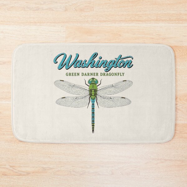 Item preview, Washington Green Darner Dragonfly State Poster designed and sold by The-Drip-Studio.