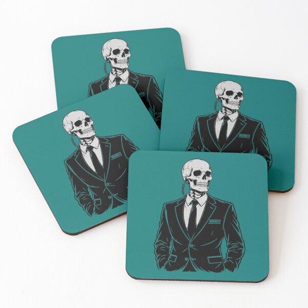 Item preview, Skull in a Suit and Tie — Elegant Skeleton Security Guard designed and sold by RAYBIL.