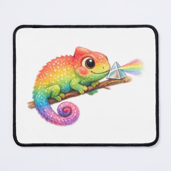 Item preview, Rainbow Chameleon Splitting Light Through a Prism designed and sold by eignvalue.