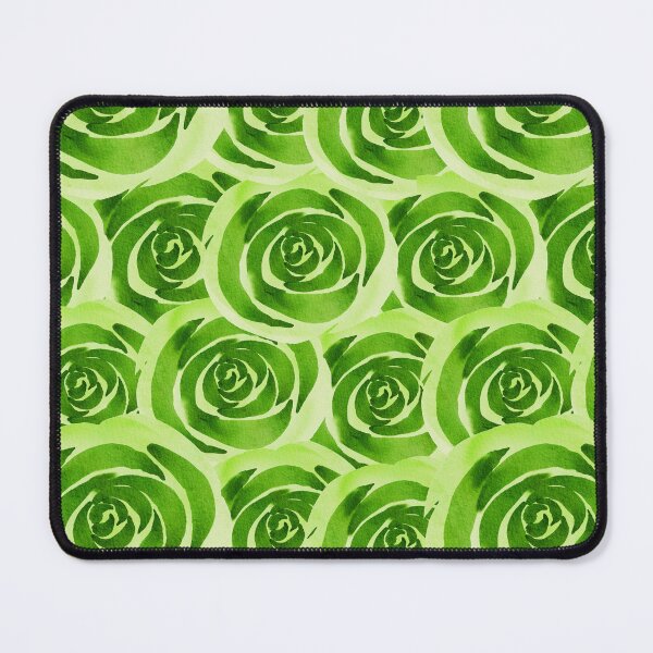 Item preview, Green Watercolor Rose Seamless Pattern Design designed and sold by NadDot.
