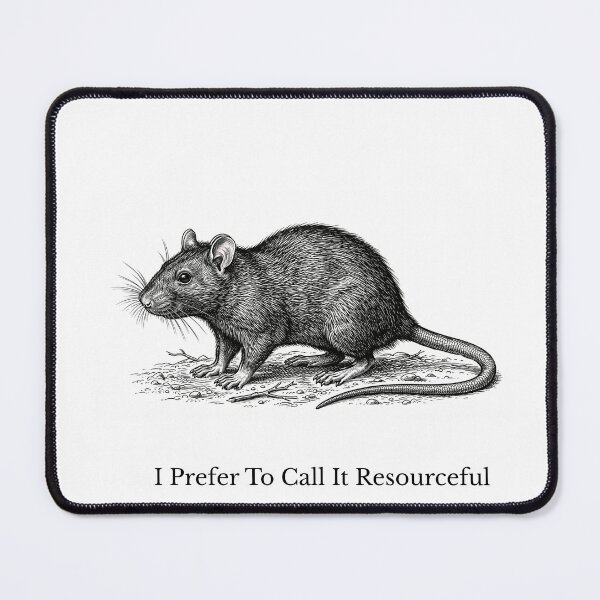 Item preview, RAT — I Prefer To Call It Resourceful designed and sold by lazydogonline.