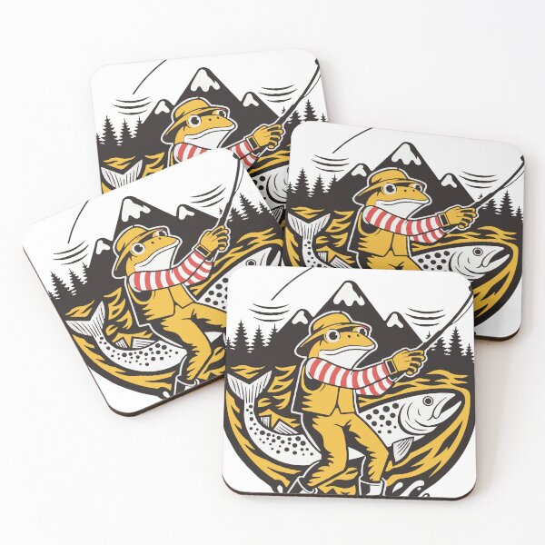 Item preview, frog fisherman designed and sold by fallmoree.