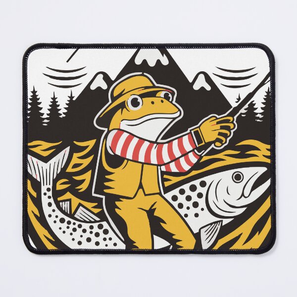 Item preview, frog fisherman designed and sold by fallmoree.