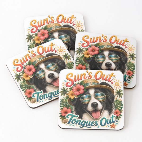 Item preview, Sun's Out Tongues Out – Funny Aussie Summer designed and sold by DailyStruggleCo.