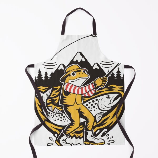 Item preview, frog fisherman designed and sold by fallmoree.