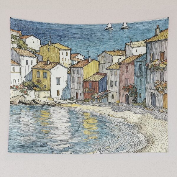 Item preview, Seaside Hamlet designed and sold by sid1802.