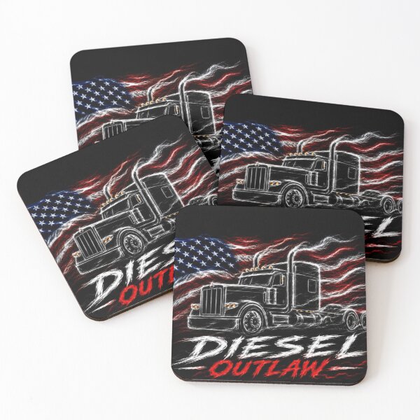 Item preview, Diesel Outlaw American Thunder Semi Truck Patriotic Trucker Shirt designed and sold by Diesel outlaw .