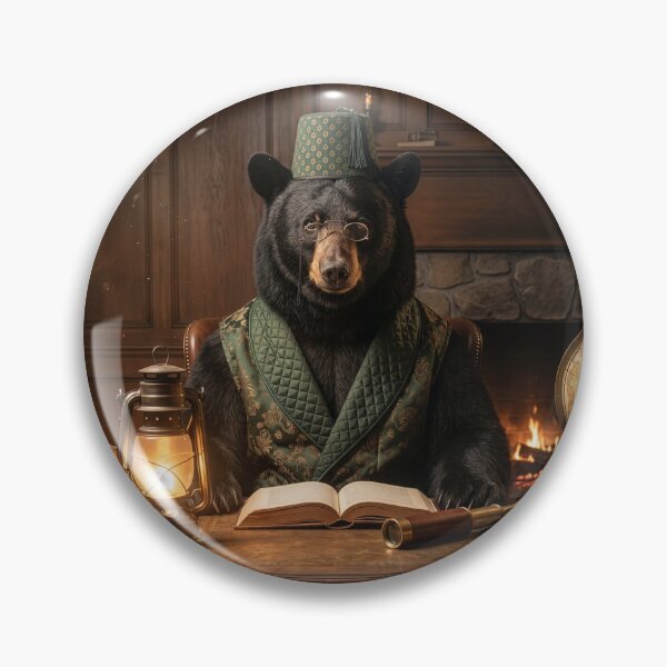 Item preview, Black Bear Scholar Bones Up on Geography designed and sold by Tridentulus.