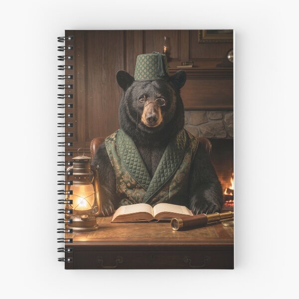 Item preview, Black Bear Scholar Bones Up on Geography designed and sold by Tridentulus.