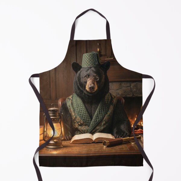 Item preview, Black Bear Scholar Bones Up on Geography designed and sold by Tridentulus.