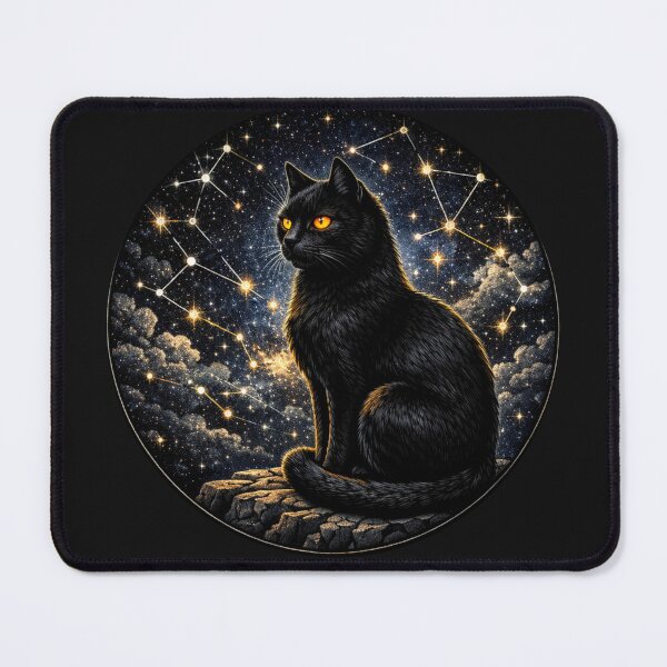 Item preview, Cosmic Cat Sigil designed and sold by ImagineNature.