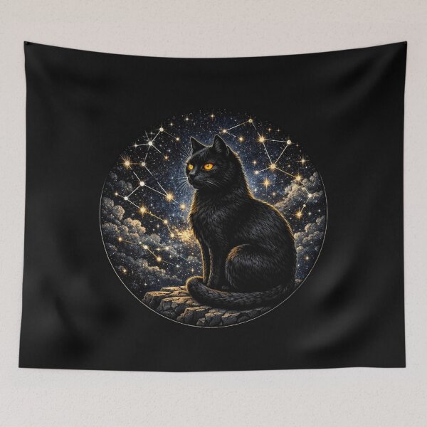 Item preview, Cosmic Cat Sigil designed and sold by ImagineNature.