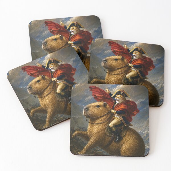 Item preview, Cat Capybara Napoleon designed and sold by cloud lee.