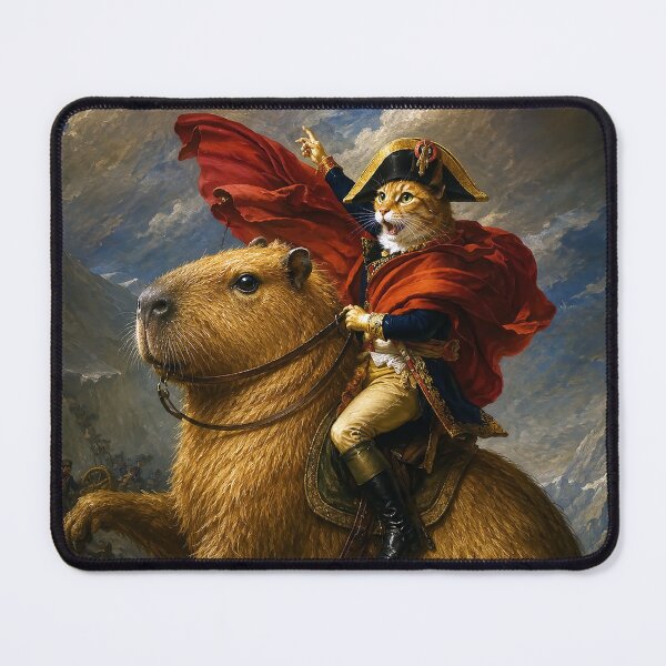 Item preview, Cat Capybara Napoleon designed and sold by cloud lee.