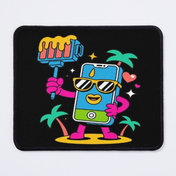 Item preview, Cute Cartoon Mobile Phone Tropical Beach Vacation Art designed and sold by DailySparks.