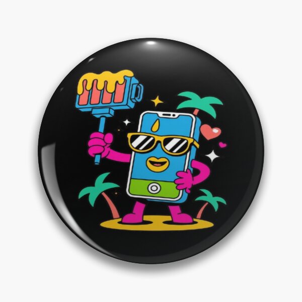 Item preview, Cute Cartoon Mobile Phone Tropical Beach Vacation Art designed and sold by DailySparks.