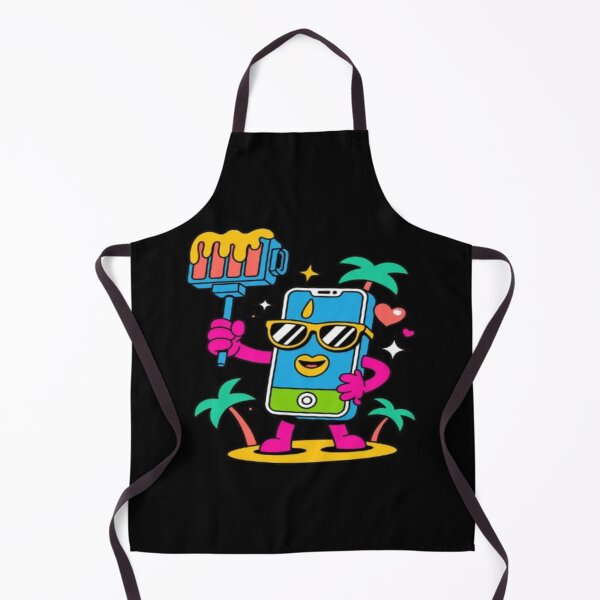 Item preview, Cute Cartoon Mobile Phone Tropical Beach Vacation Art designed and sold by DailySparks.