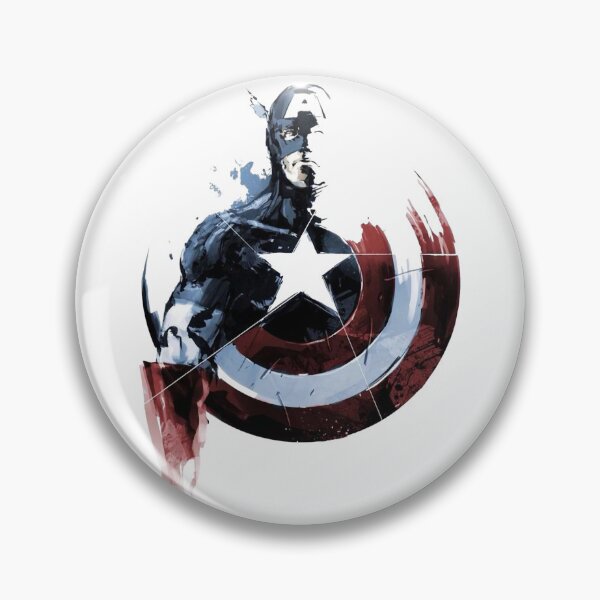 Item preview, Grunge Captain America T-Shirt PNG | Distressed Superhero Shield Design designed and sold by Creatby7030.