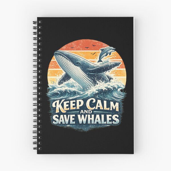 Item preview, World Whale And Dolphin Day Retro Whale Lover Gift For Ocean Conservation Enthusiasts designed and sold by Im-Ara.