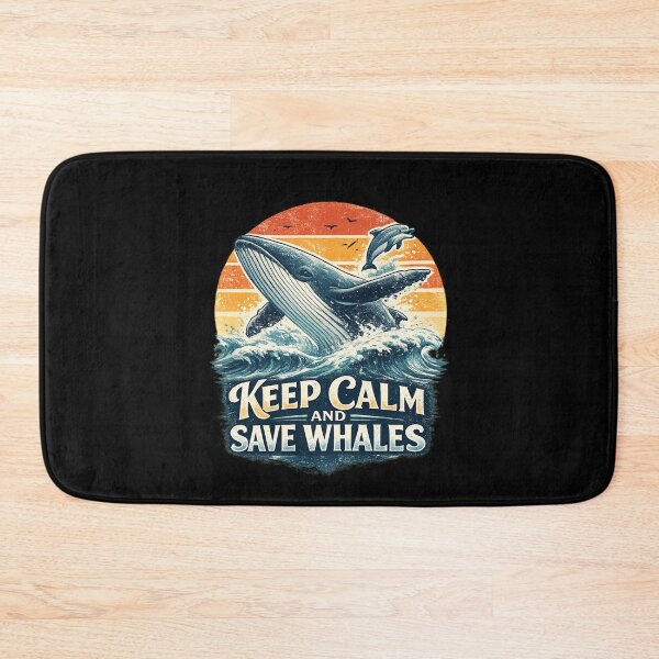 Item preview, World Whale And Dolphin Day Retro Whale Lover Gift For Ocean Conservation Enthusiasts designed and sold by Im-Ara.