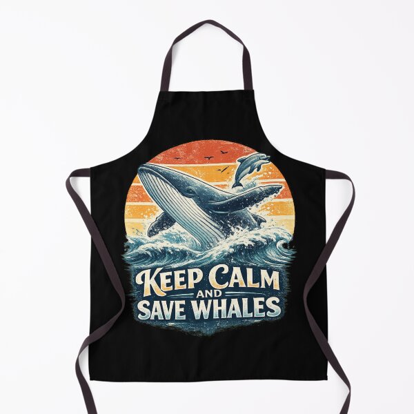 Item preview, World Whale And Dolphin Day Retro Whale Lover Gift For Ocean Conservation Enthusiasts designed and sold by Im-Ara.