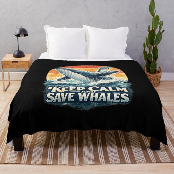 Item preview, World Whale And Dolphin Day Retro Whale Lover Gift For Ocean Conservation Enthusiasts designed and sold by Im-Ara.