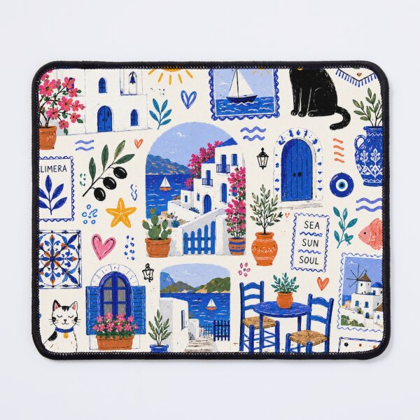 Item preview, Greek Island Doodle Collection designed and sold by Aramdesing.