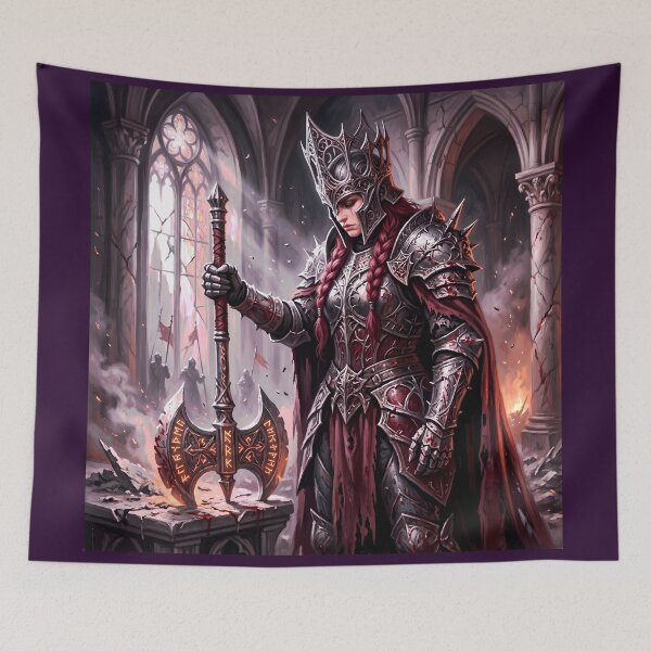 Item preview, Dark Gothic Art &amp; Fine Art Prints (1:1 Square Posters) designed and sold by Cyber-ART-Studio.