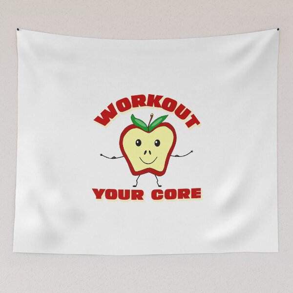 Item preview, Funny Gym Workout Your Core designed and sold by Sartoris Art.