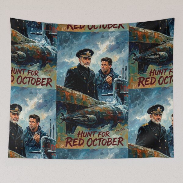 Item preview, Silent Pursuit – The Hunt for Red October Fine Art Print designed and sold by Art's Diner.