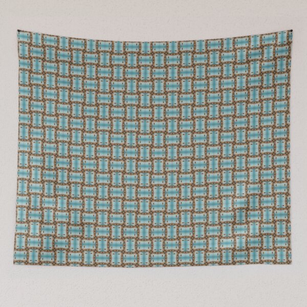 Item preview, Geometric Pixel Weave Pattern | Modern Digital Abstract Design designed and sold by Helmina Groper.