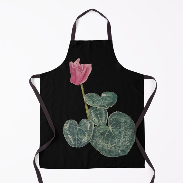 Item preview, Vintage Cyclamen Flower Watercolor - Dark Botanical Art designed and sold by Arteandart.
