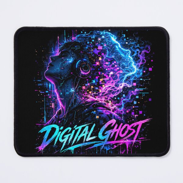 Item preview, Digital Ghost Cyberpunk Glitch Art T-Shirt | Futuristic AI Avatar Pixel Dissolve Design designed and sold by FunkyVista.