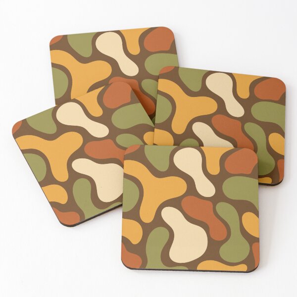 Item preview,  Abstract Organic Shapes Retro Seamless Pattern designed and sold by Inkworksbyshery.