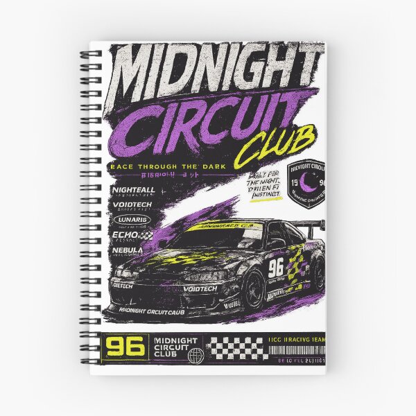 Artikelvorschau, MIDNIGHT CIRCUIT CLUB entworfen und verkauft von Dusk & Dawn Apparel.