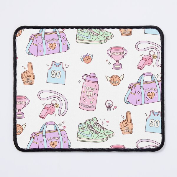 Item preview, Cute Pastel Basketball Kawaii Sports Aesthetic For Teen Girls designed and sold by roarsomethings.