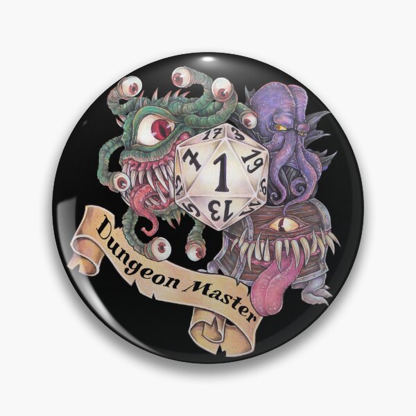 Item preview, Role-playing game tabletop D20 dice gift fail monster designed and sold by ZadzeneaArt.