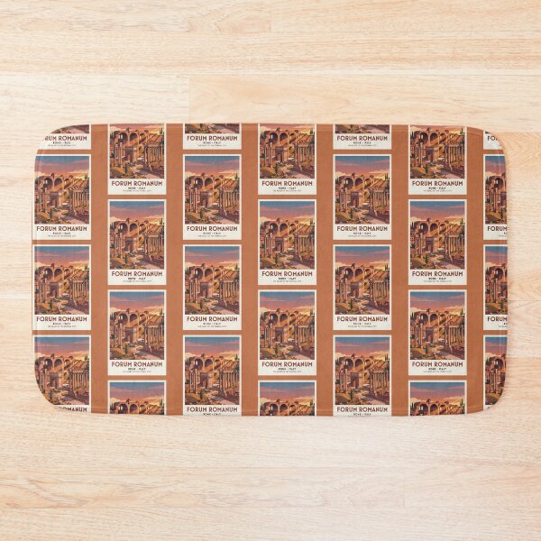 Item preview, Roman Forum Italy Vintage Travel Poster Ancient Rome designed and sold by RetroRewind Studio.