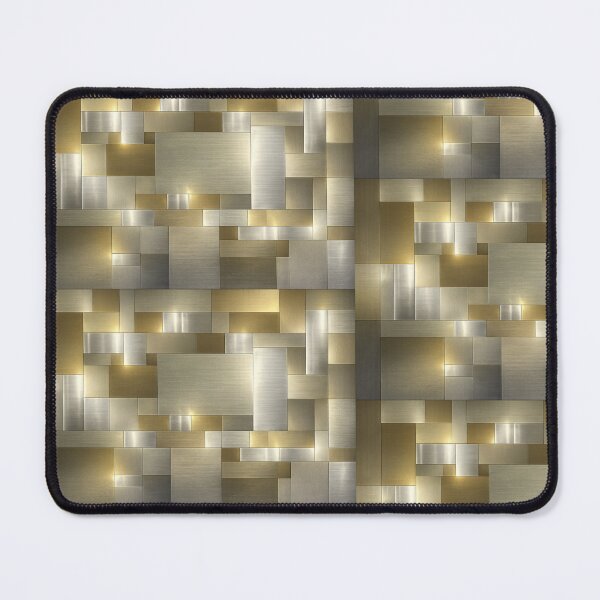 Item preview, Luxry geometric Block Wall Art | Modern Abstract Rectangular Panel Design | Contemporary Metallic Style Decor designed and sold by Hookesmode.