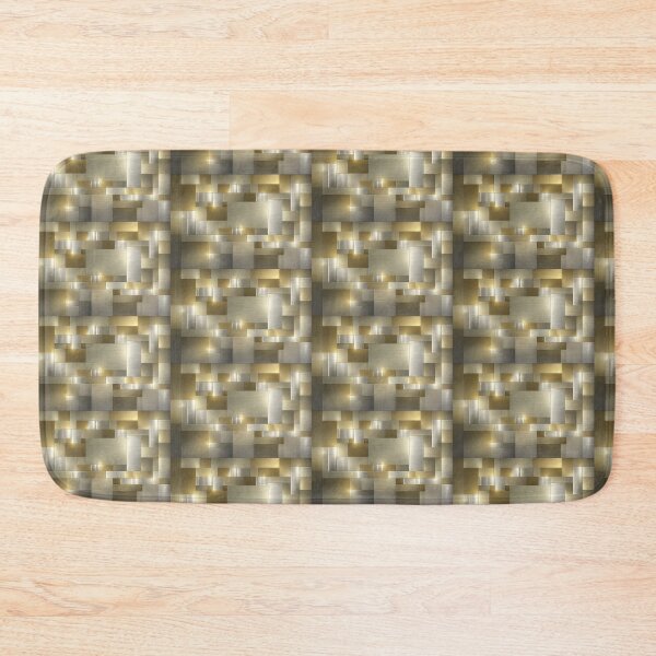 Item preview,  Luxry geometric Block Wall Art | Modern Abstract Rectangular Panel Design | Contemporary Metallic Style Decor designed and sold by Hookesmode.