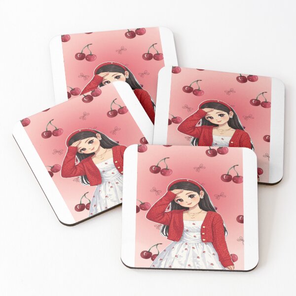 Item preview, Anime Girl Cherry Dress Cozy Art designed and sold by animenosekaiii.