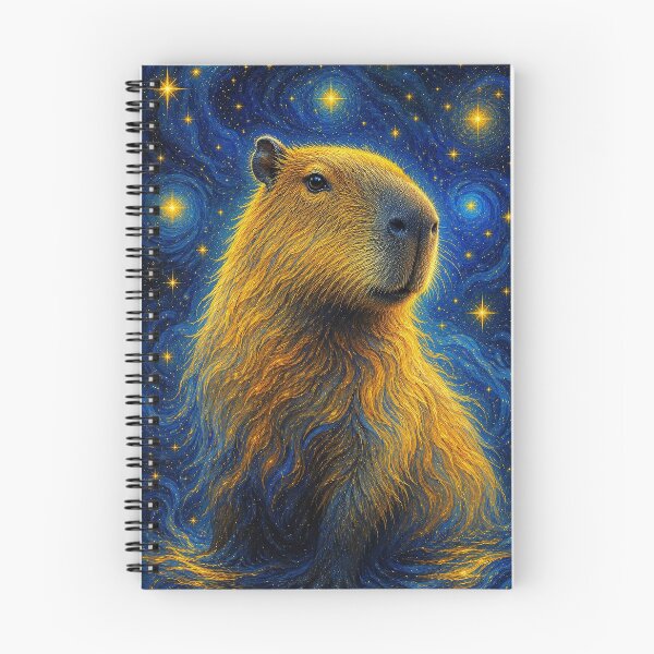 Item preview, Capybara starry sky designed and sold by cloud lee.