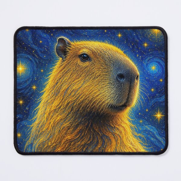 Item preview, Capybara starry sky designed and sold by cloud lee.