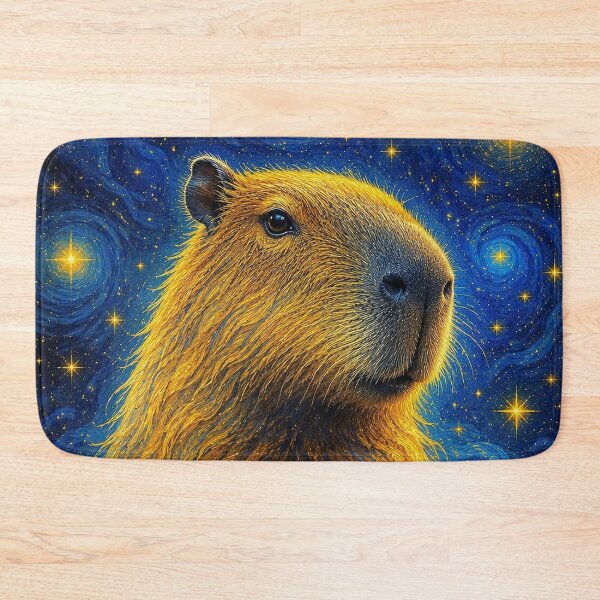 Item preview, Capybara starry sky designed and sold by cloud lee.